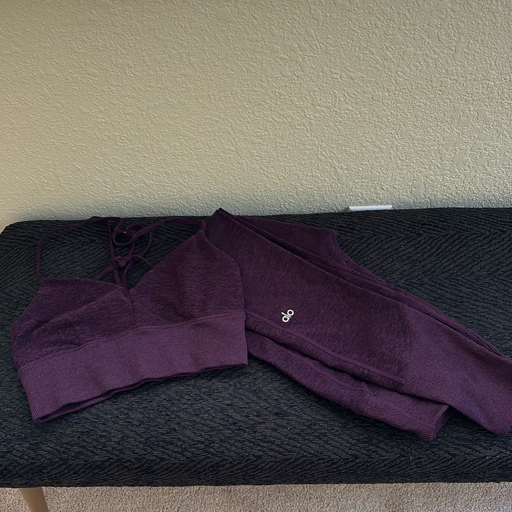 Burgundy Alo Soft Set